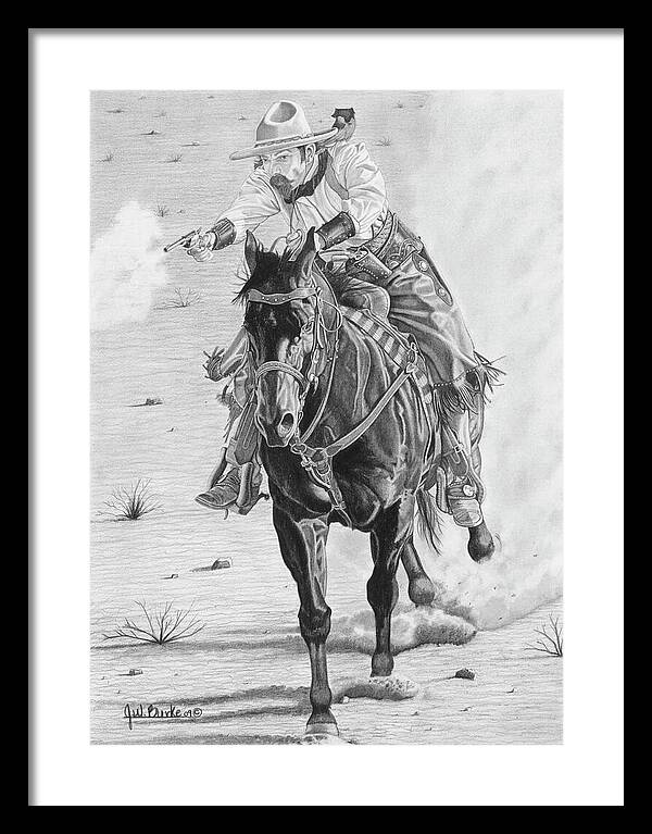 Wild Bill Rides Again - Framed Print
