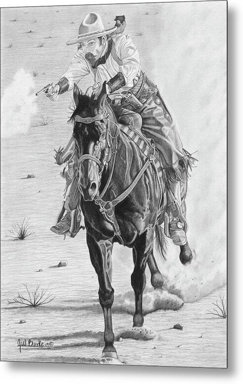 Wild Bill Rides Again - Metal Print