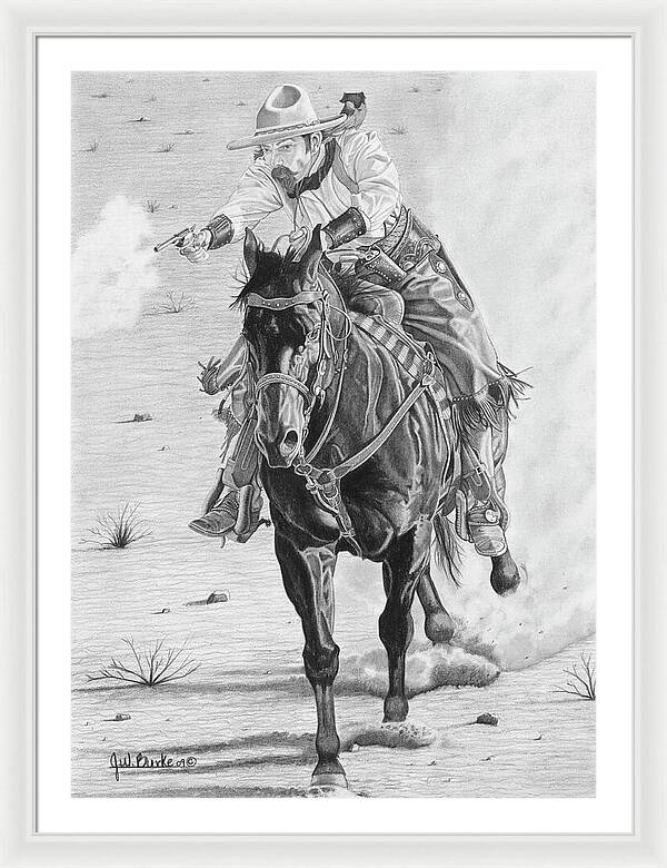 Wild Bill Rides Again - Framed Print