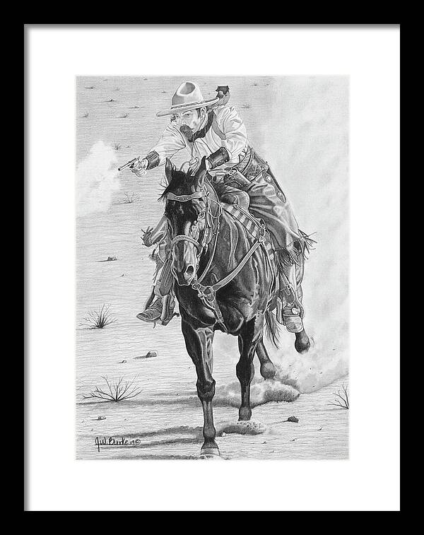 Wild Bill Rides Again - Framed Print