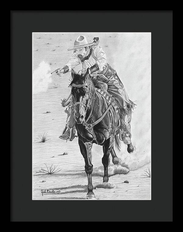 Wild Bill Rides Again - Framed Print