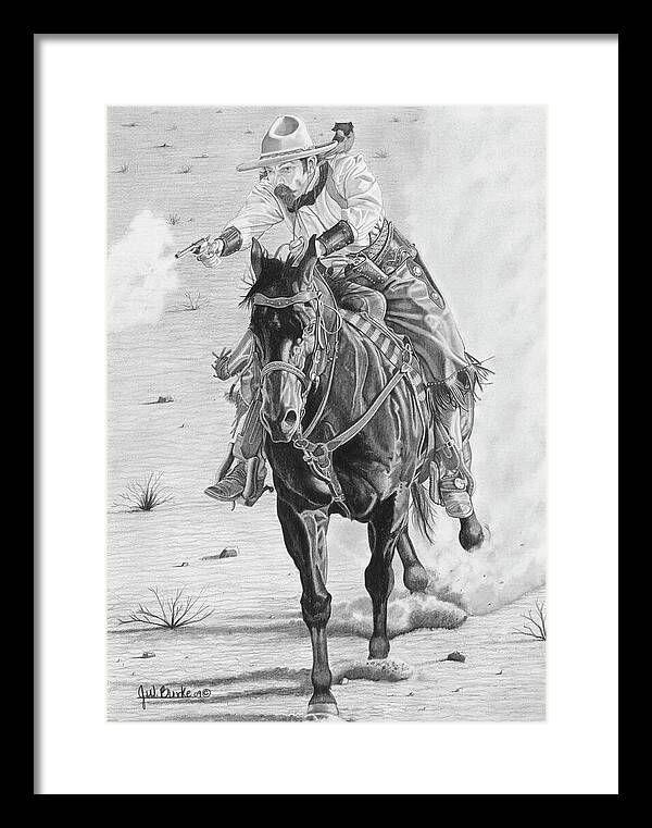 Wild Bill Rides Again - Framed Print
