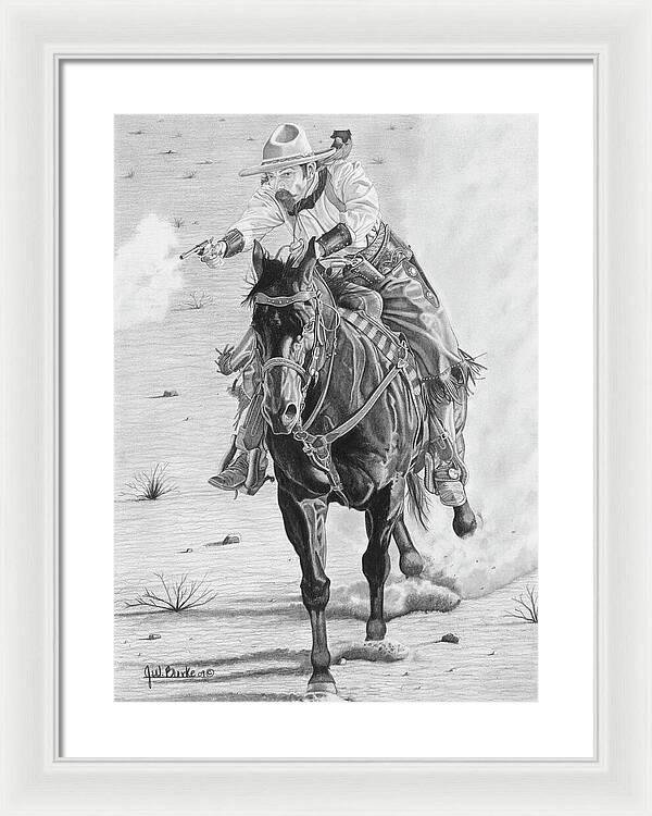 Wild Bill Rides Again - Framed Print