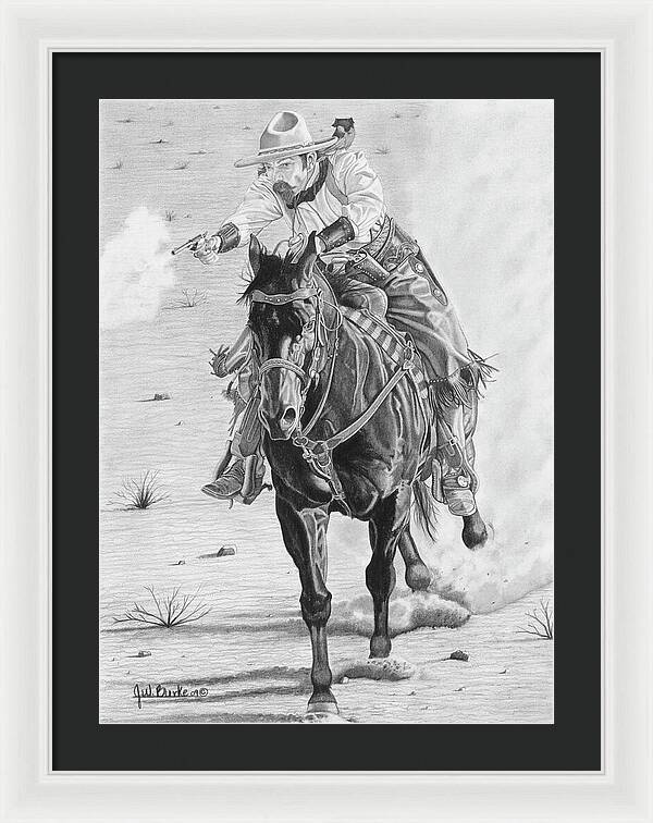 Wild Bill Rides Again - Framed Print