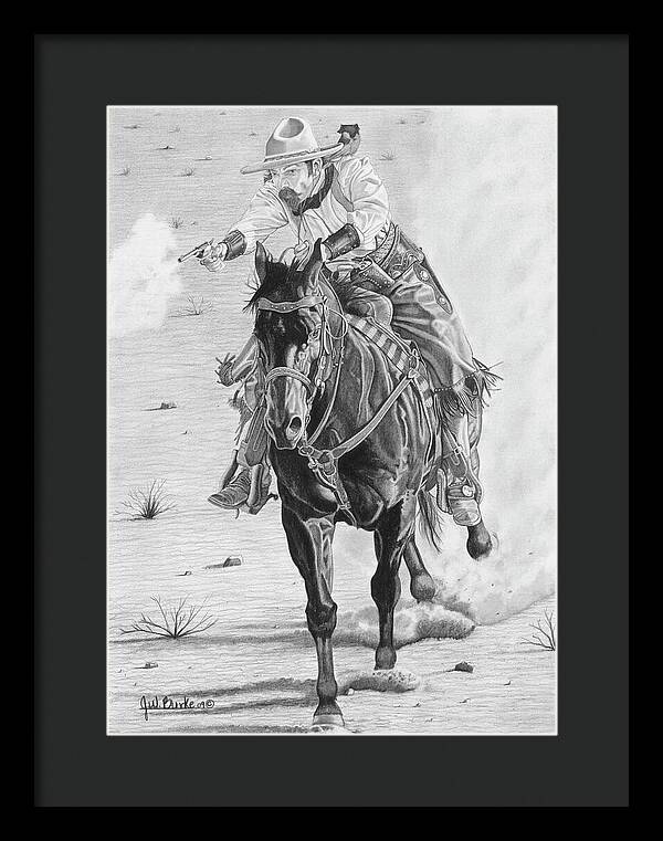 Wild Bill Rides Again - Framed Print