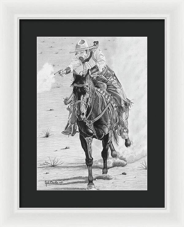 Wild Bill Rides Again - Framed Print