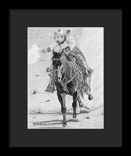 Wild Bill Rides Again - Framed Print