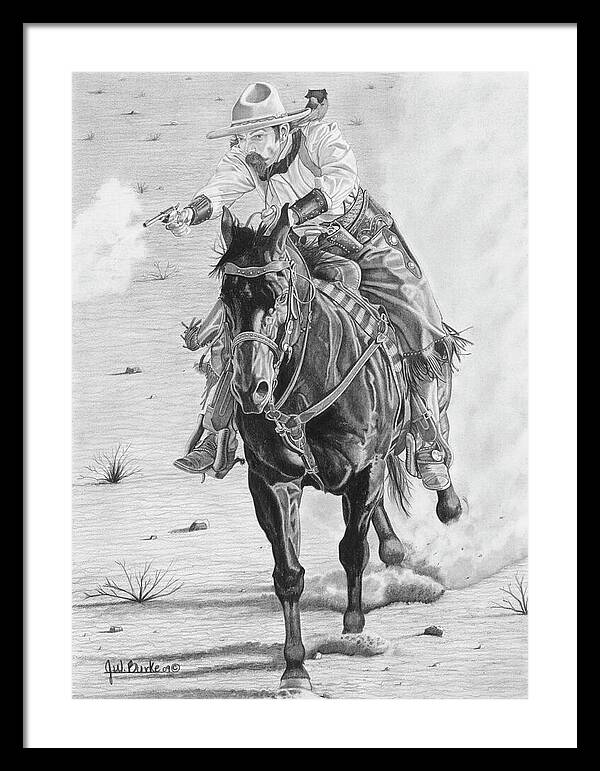 Wild Bill Rides Again - Framed Print
