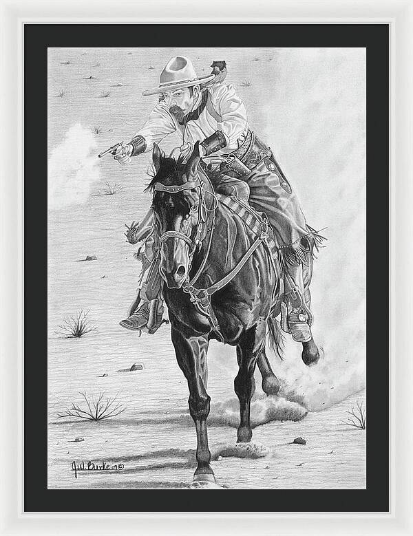 Wild Bill Rides Again - Framed Print