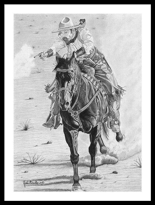 Wild Bill Rides Again - Framed Print