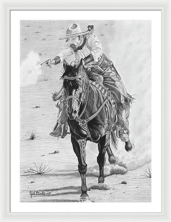 Wild Bill Rides Again - Framed Print