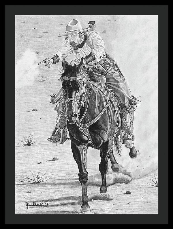 Wild Bill Rides Again - Framed Print
