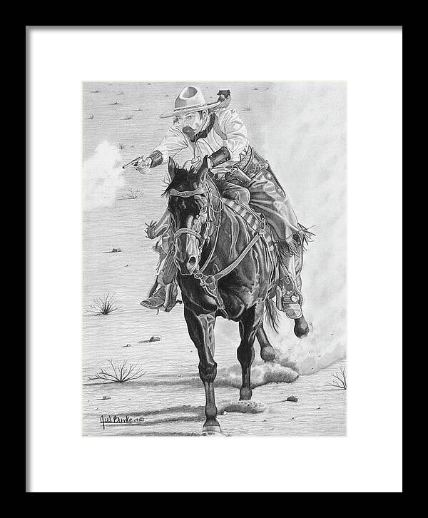 Wild Bill Rides Again - Framed Print