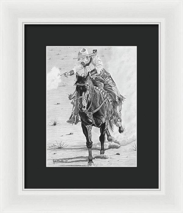 Wild Bill Rides Again - Framed Print