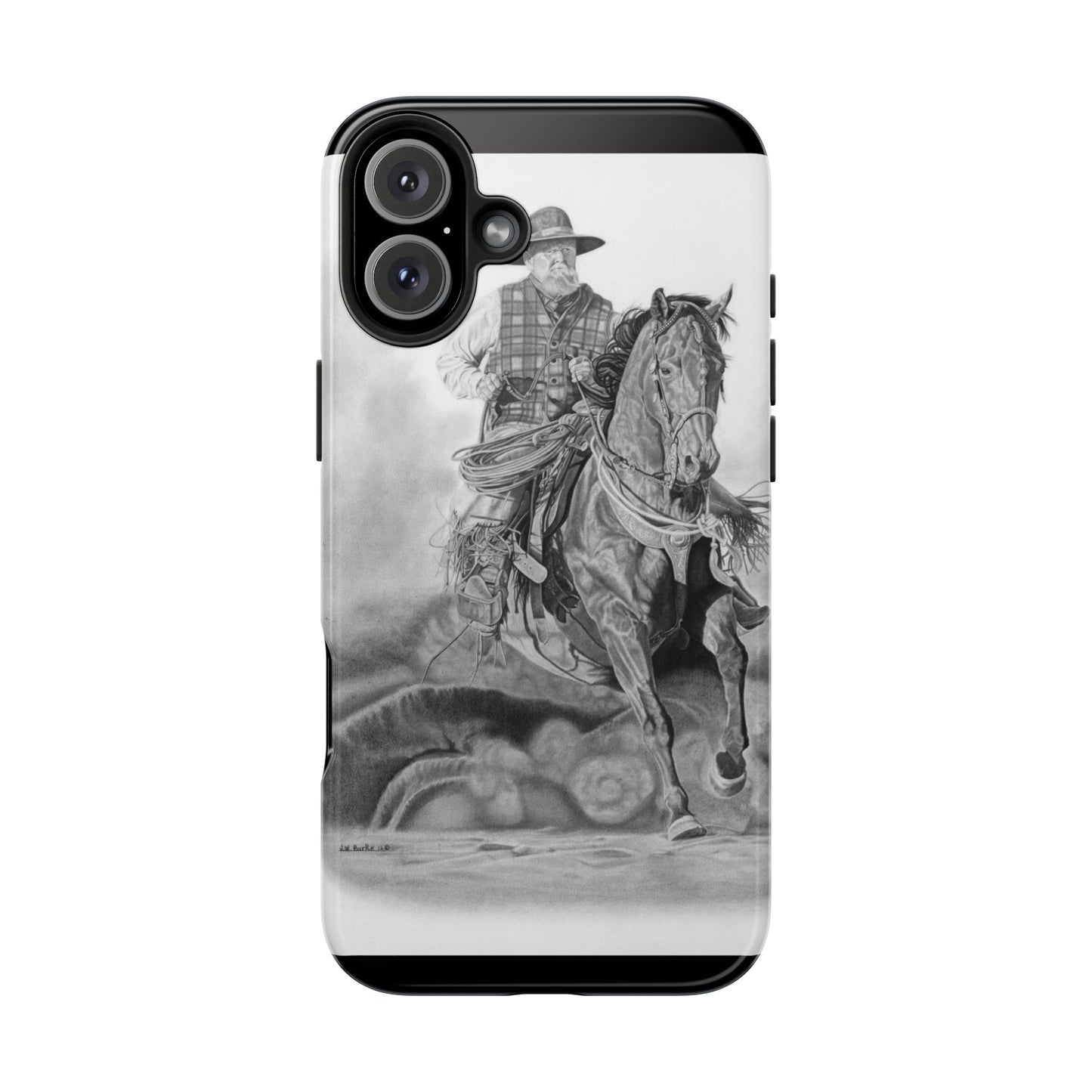 Phone Cases, Cowboy Design, Tough Protection, Gift for Him, Ranch Decor, Durable Style