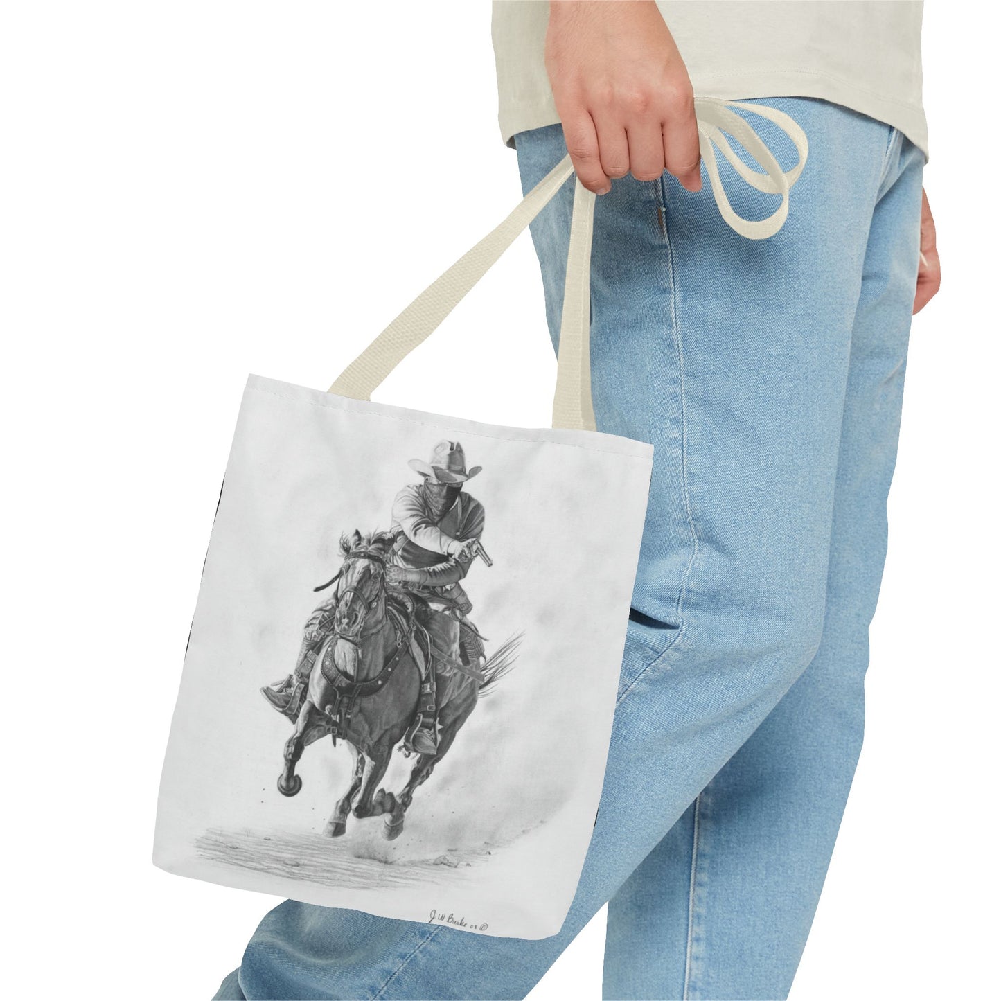 "Bandit " Tote Bag, Western Style Shopping Tote, Equestrian Gift, Farmhouse Decor, Horse Lover Accessory