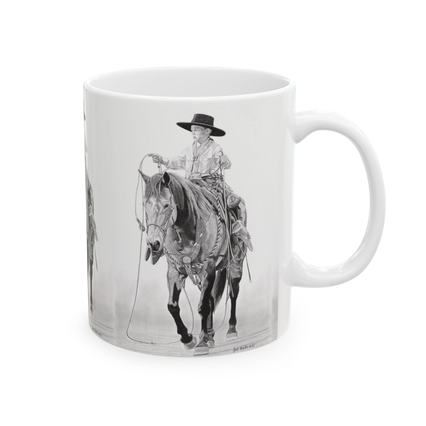 coffee mug, western style