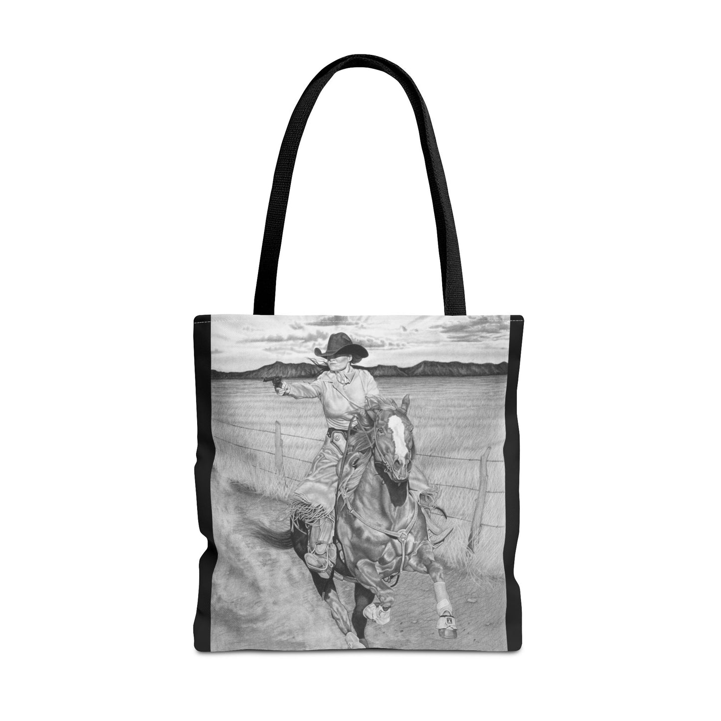 "Dangerous and Beutiful " Western Style Shopping Tote, Equestrian Gift, Farmhouse Decor, Horse Lover Accessory