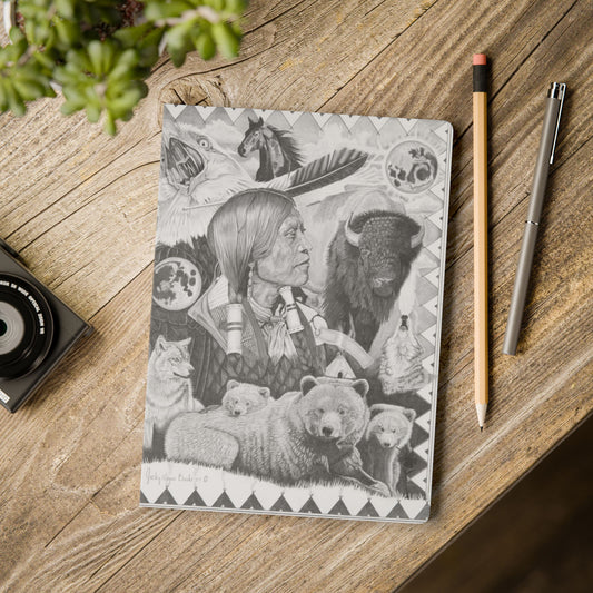 Softcover Journal, Notebook for Writing, Artistic Gift, Travel Journal, Eco-Friendly Stationery, Unique Artwork