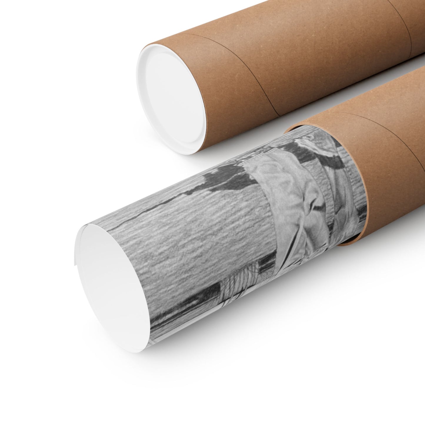 "Tall Task for a little Cawboy" Matte Vertical Posters
