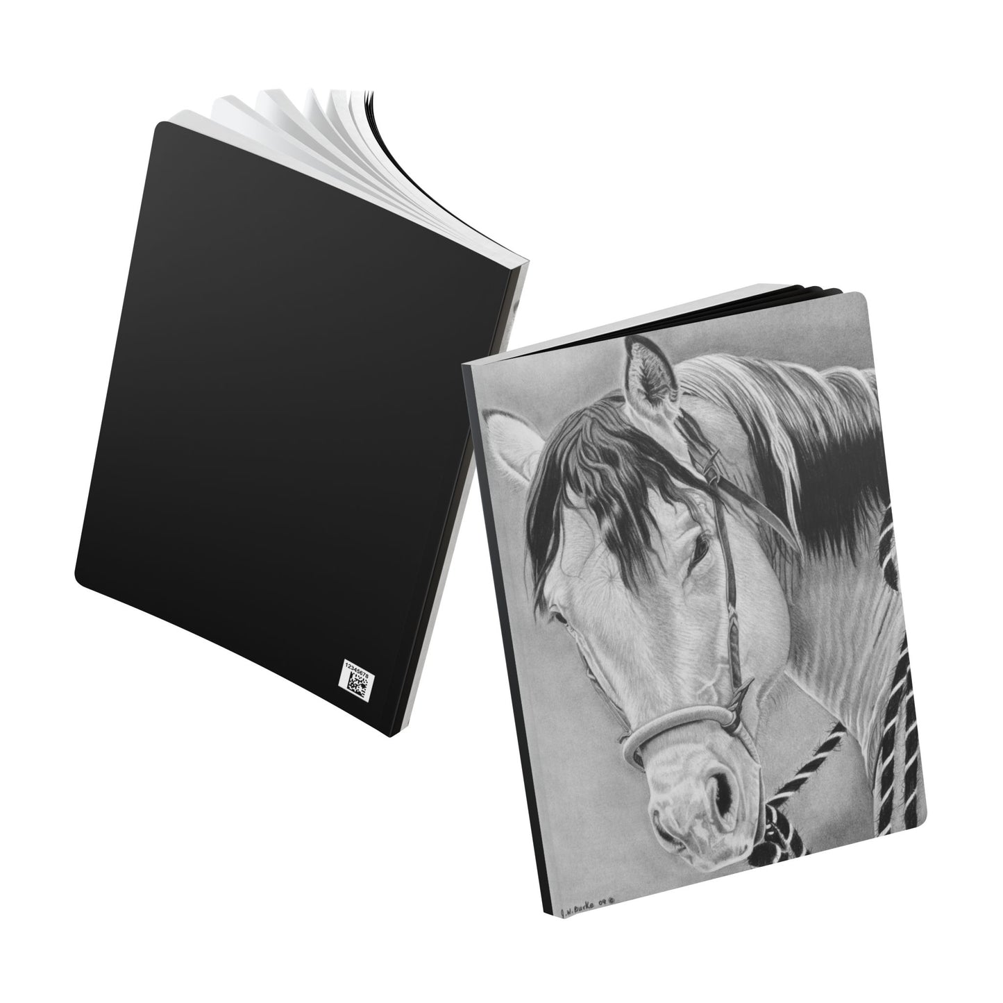Softcover Journal, Notebook for Writing, Artistic Gift, Travel Journal, Eco-Friendly Stationery, Unique Artwork
