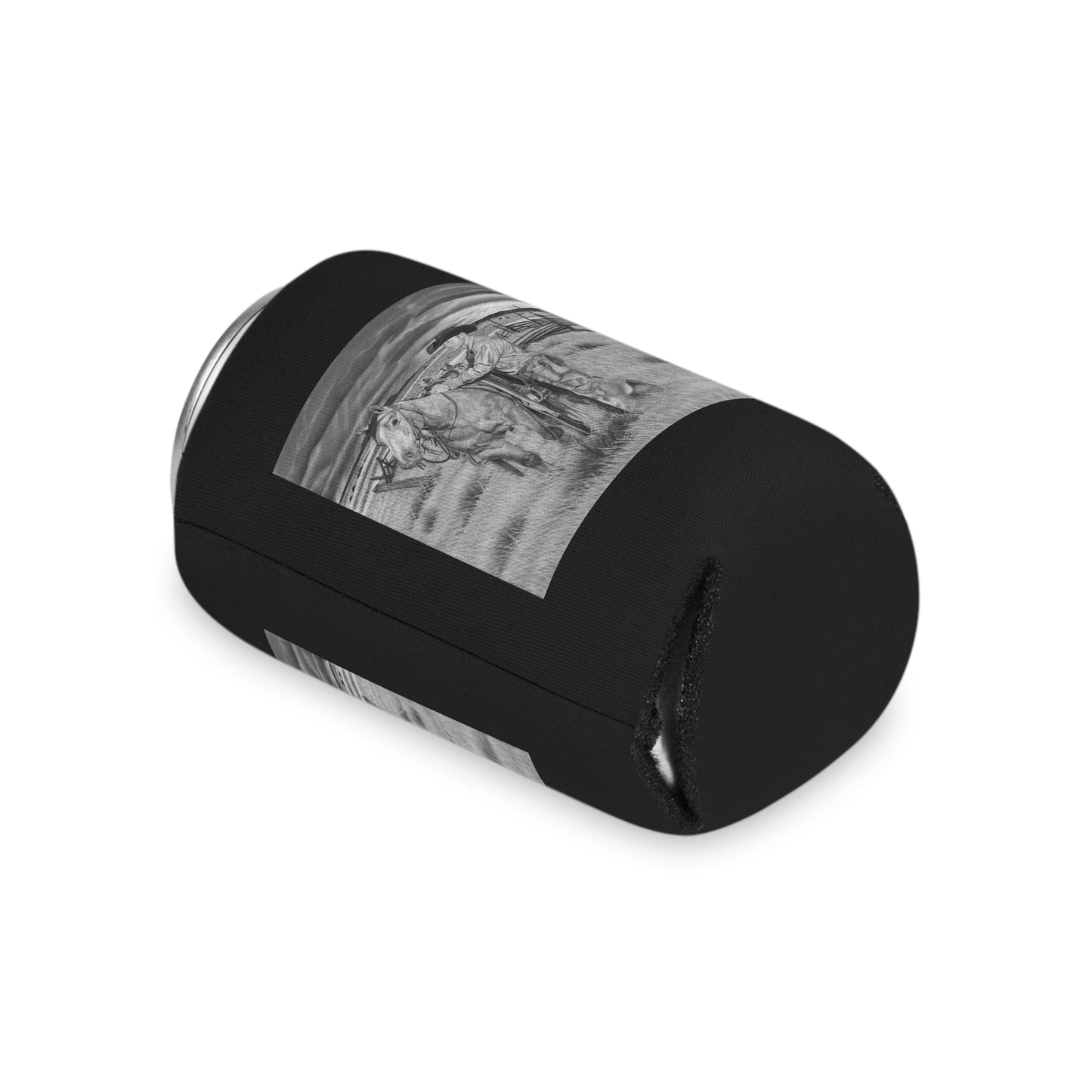 Can Cooler, Western Beverage Sleeve, Outdoor Party Gear, Country-Themed Drink Holder, Ideal for BBQs & Tailgates