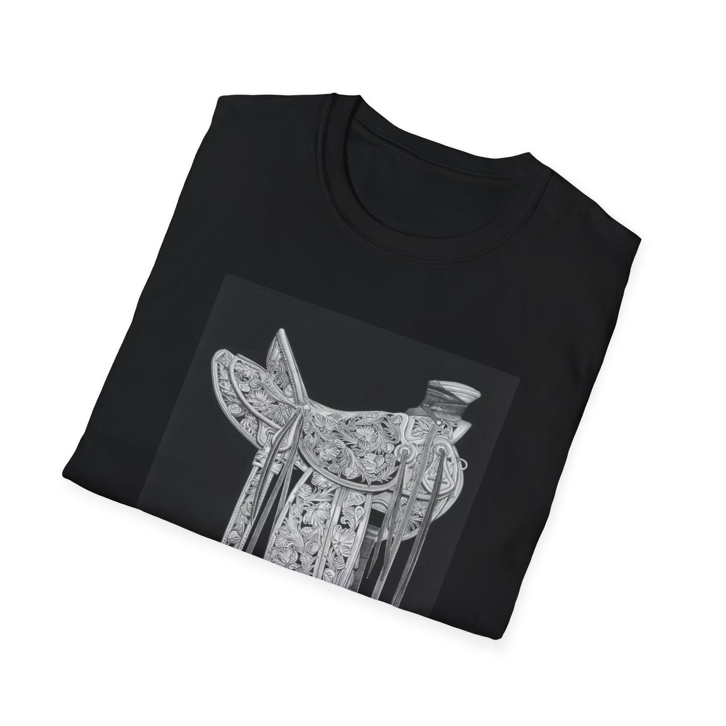 "New Saddle"  Western Art T-Shirt