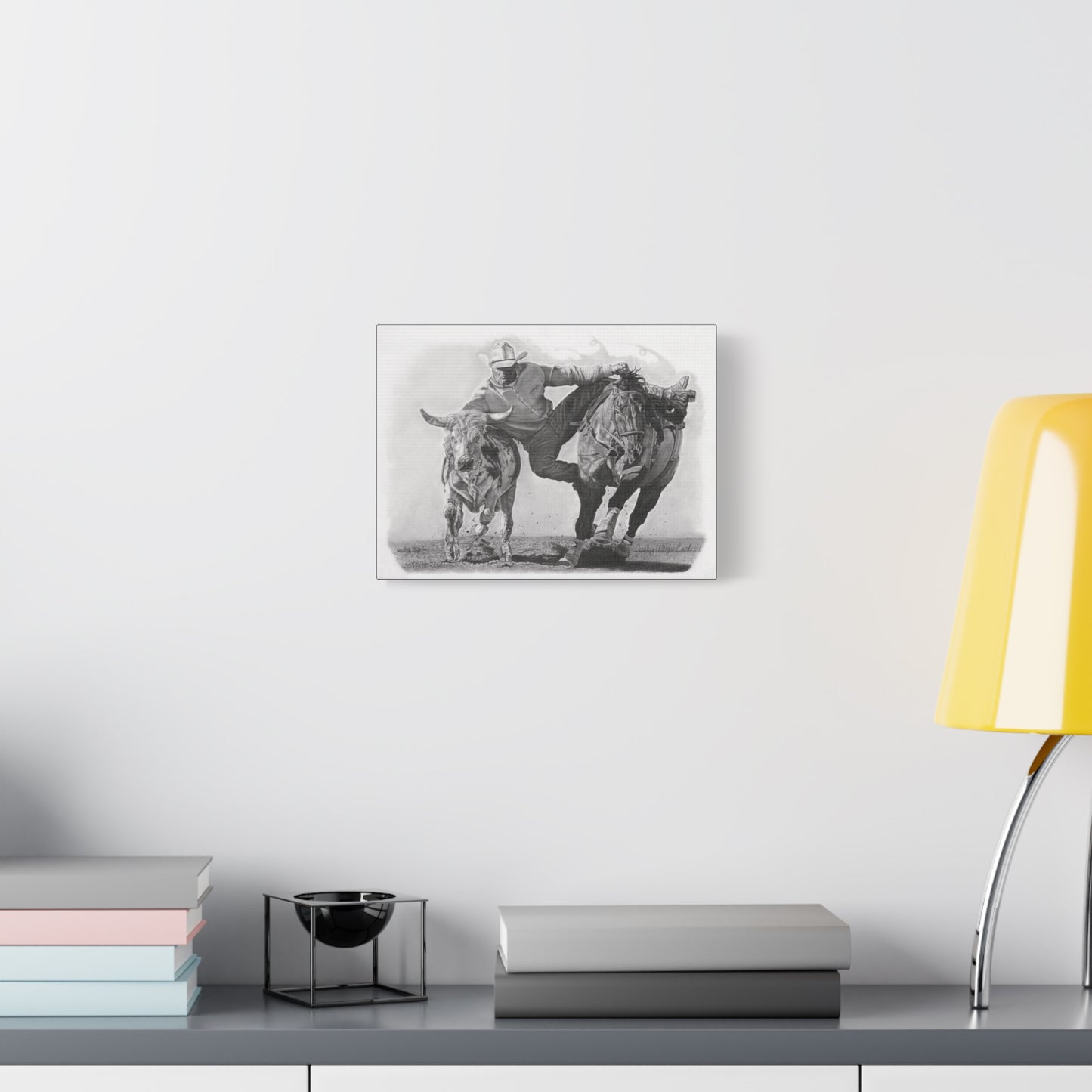 western art on canvas, home decor, farmhouse