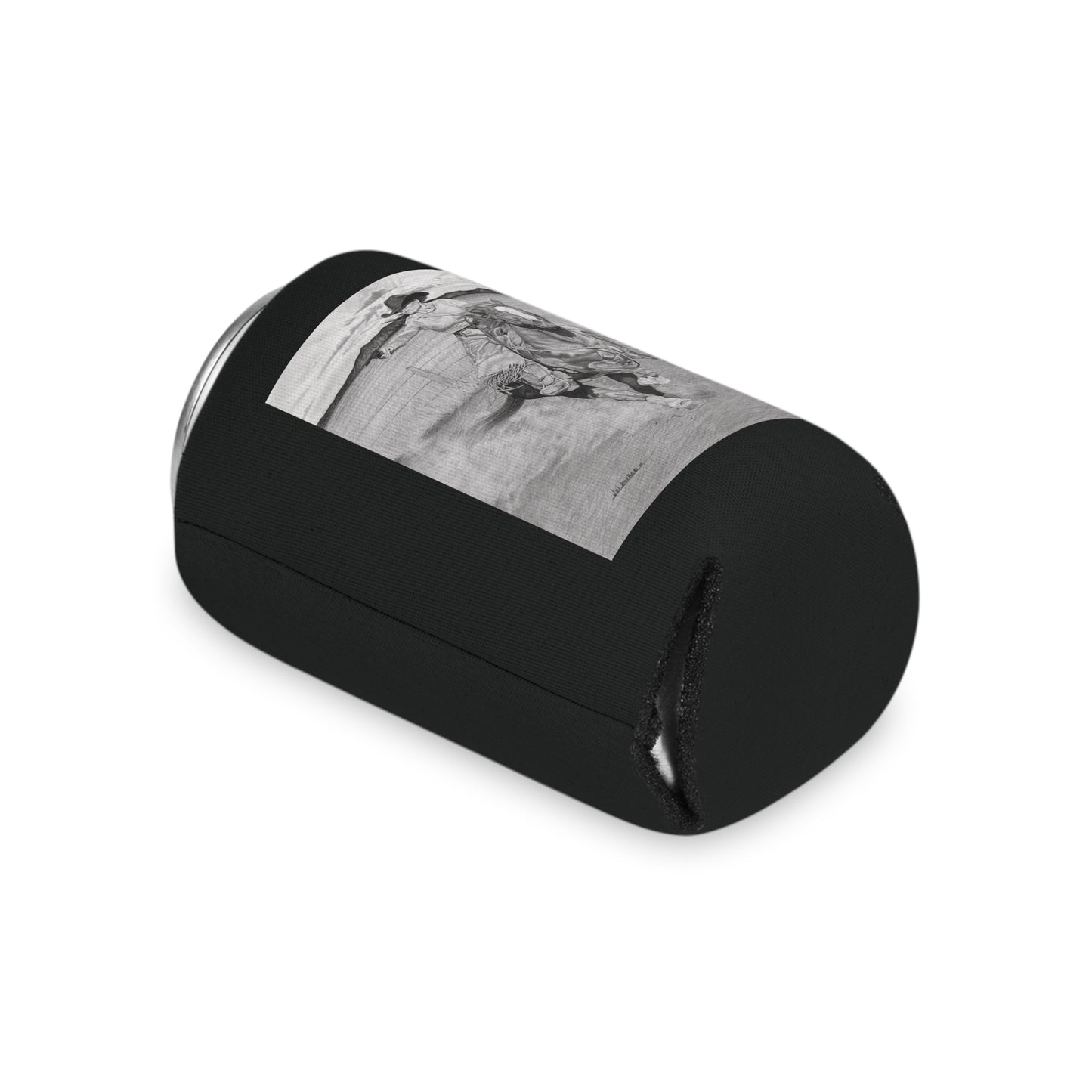 Can Cooler, Western Beverage Sleeve, Outdoor Party Gear, Country-Themed Drink Holder, Ideal for BBQs & Tailgates