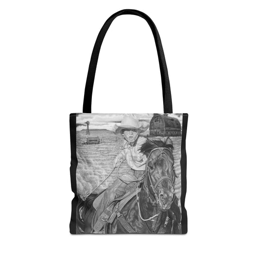 "The Real Billy The Kid "  Tote Bag, Western Style Shopping Tote, Equestrian Gift, Farmhouse Decor, Horse Lover Accessory