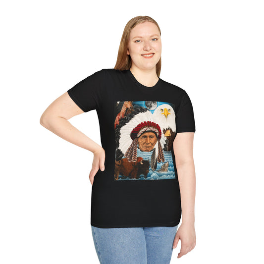 "Dream of The Chief Joseph" Western Horse Art T-Shirt