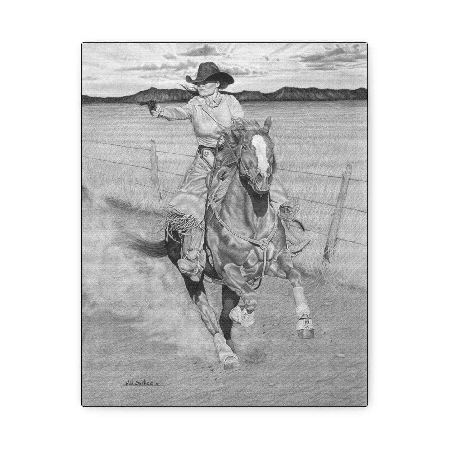 western art on canvas, farmhouse, home decor