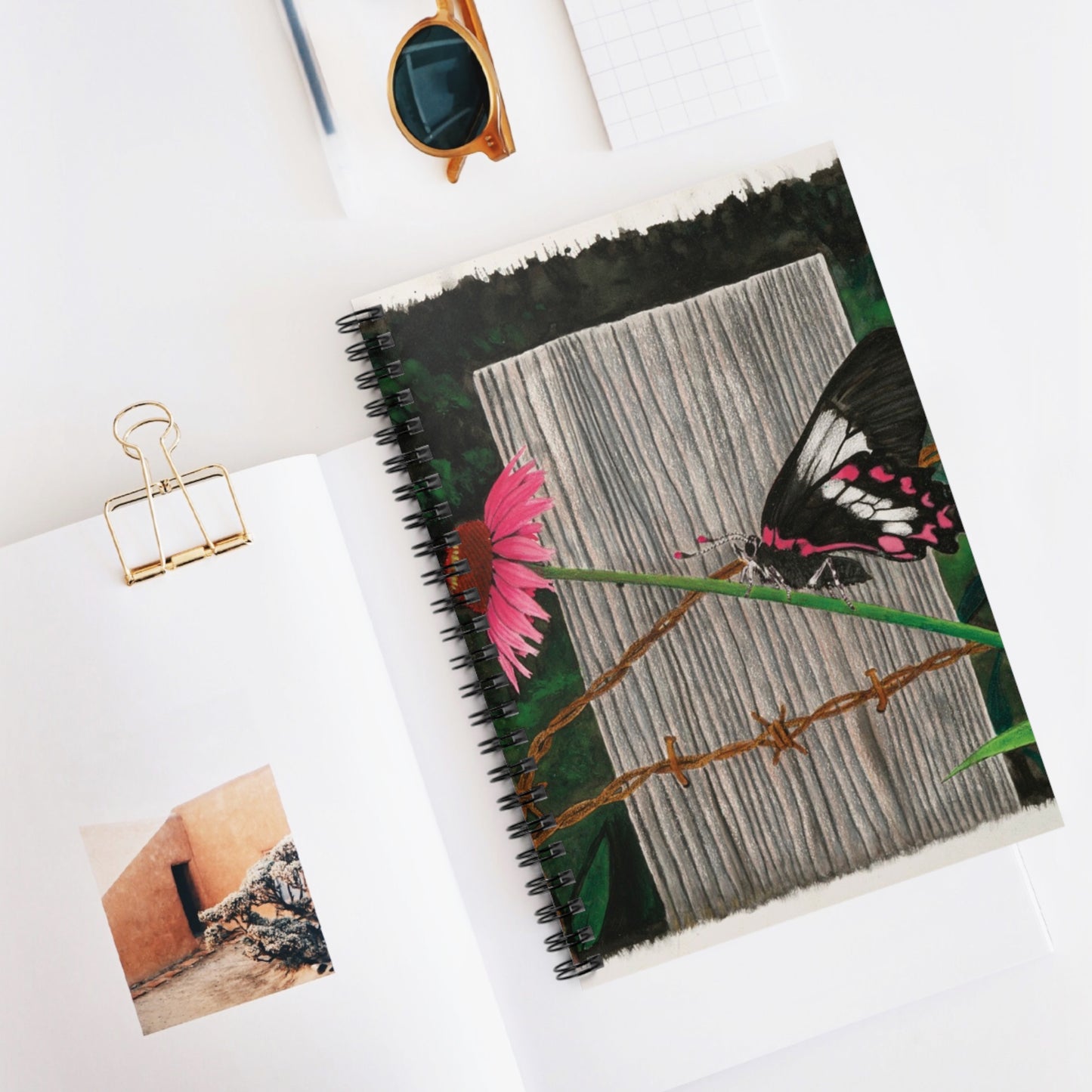 Spiral Notebook, journal for Equestrian Lovers, Western Art Gift, Cowpoke Writing Pad
