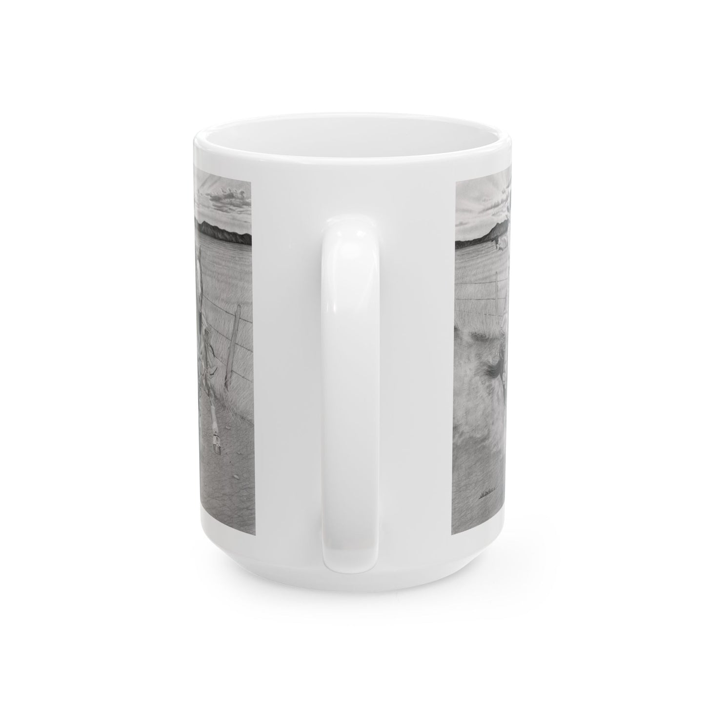 coffee mug, western style