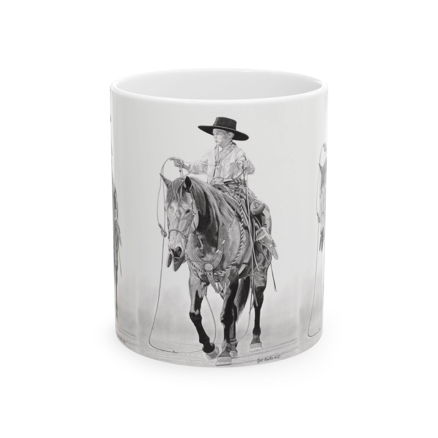 coffee mug, western style