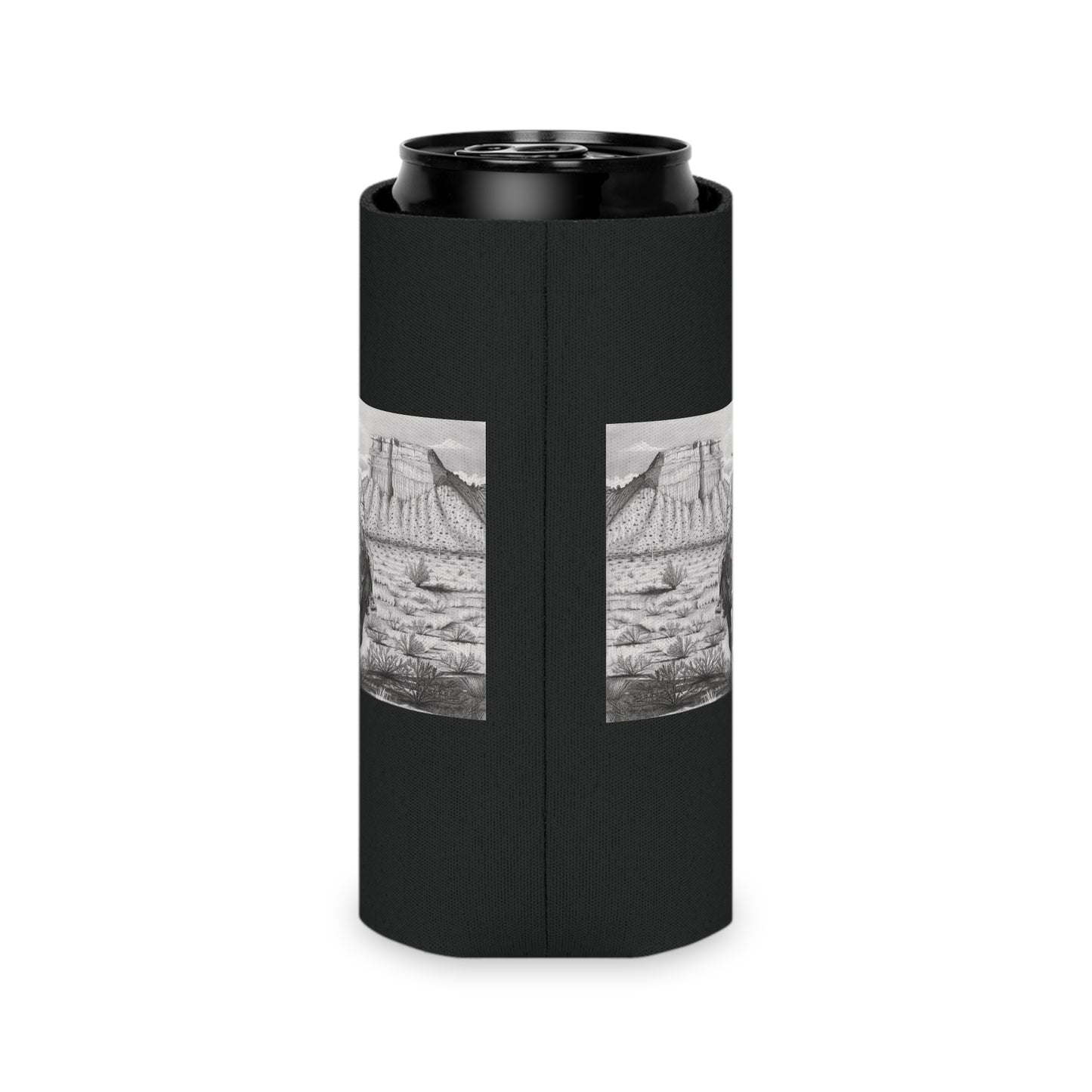 Can Cooler, Western Beverage Sleeve, Outdoor Party Gear, Country-Themed Drink Holder, Ideal for BBQs & Tailgates
