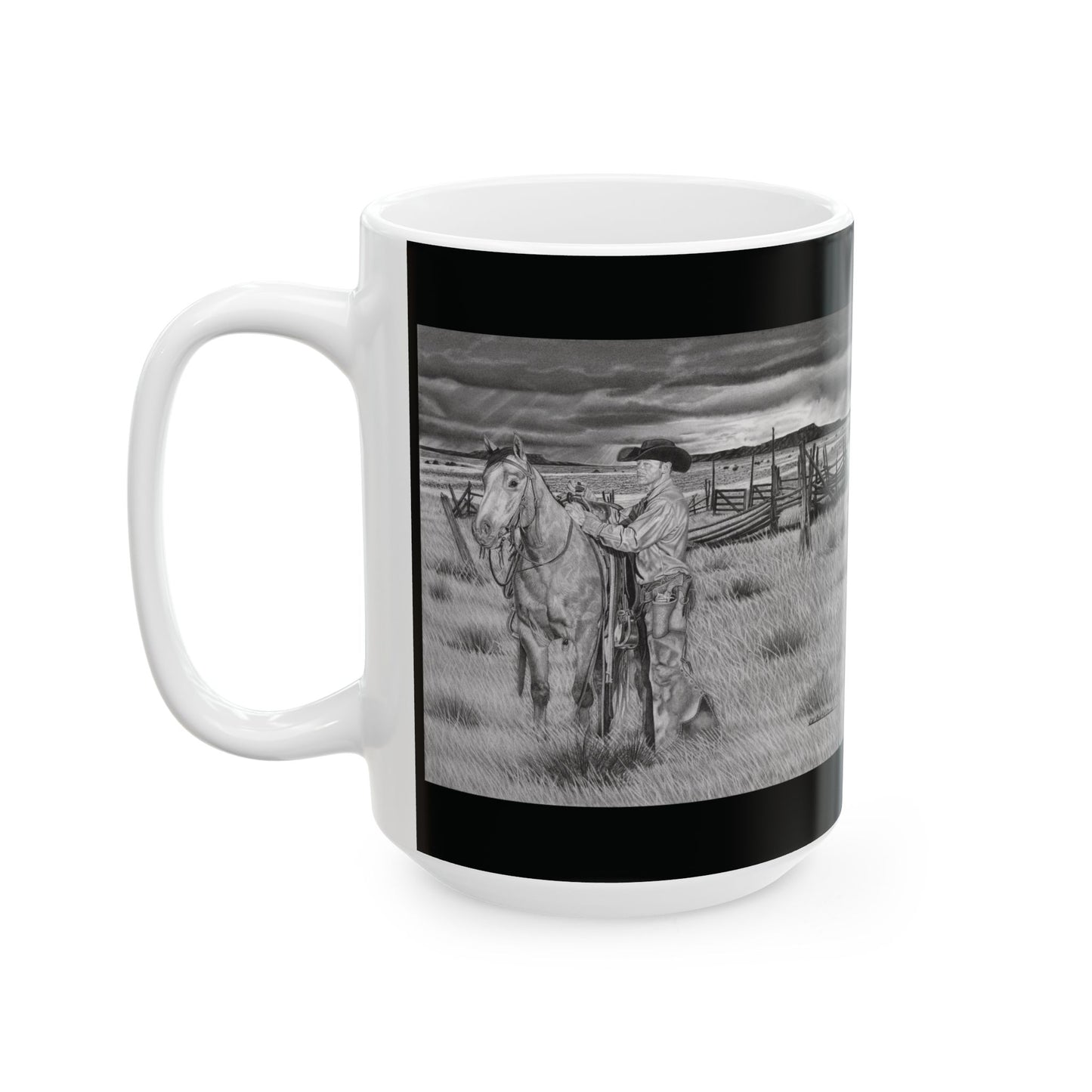 Coffee mug, western style