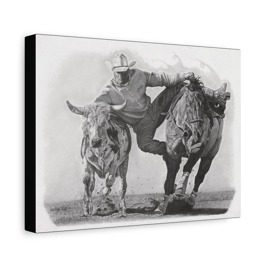 "Cowboy Life # 1 " western art on canvas.
