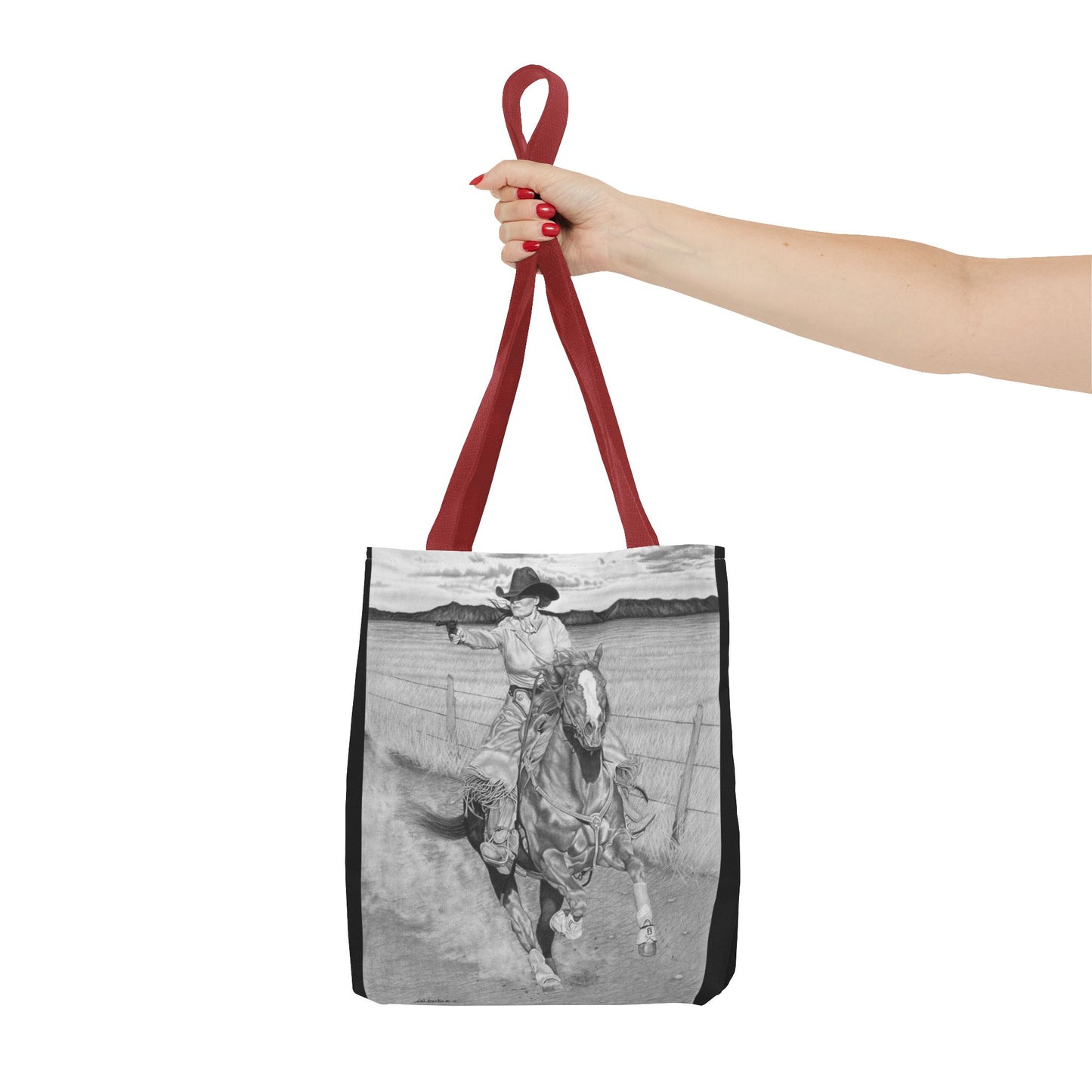 "Dangerous and Beutiful " Western Style Shopping Tote, Equestrian Gift, Farmhouse Decor, Horse Lover Accessory