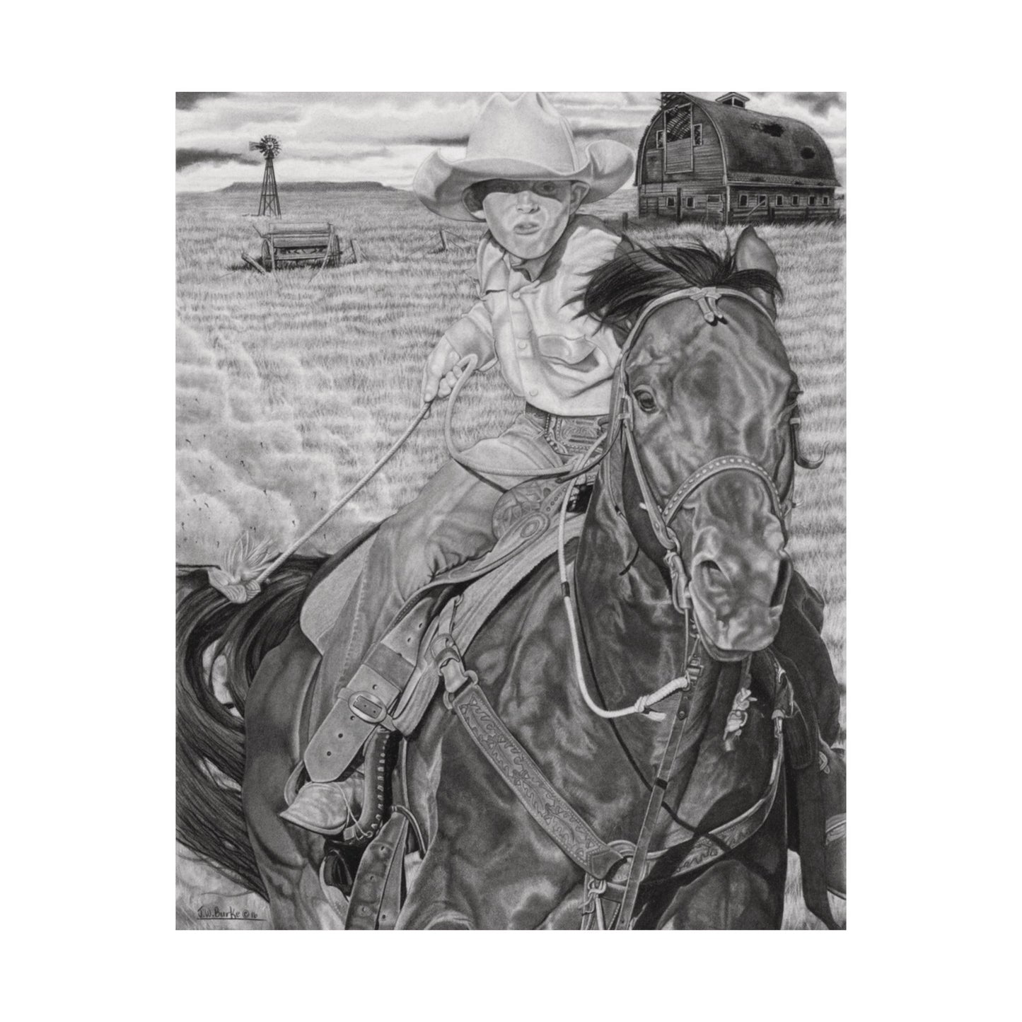 Art Poster, Western Home Decor, Country Wall Art, Horse Lovers Gift, Vintage Ranch Print