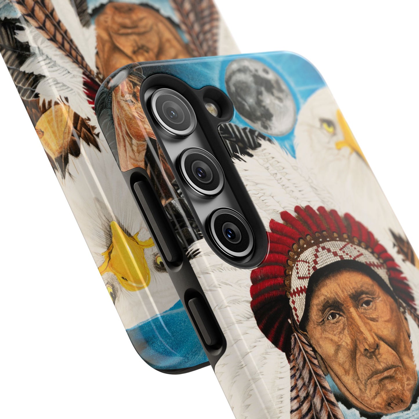 "Dream of Chief Joseph" Western Rodeo Phone Cases, Cowboy Design, Tough Protection, Gift for Him, Ranch Decor, Durable Style