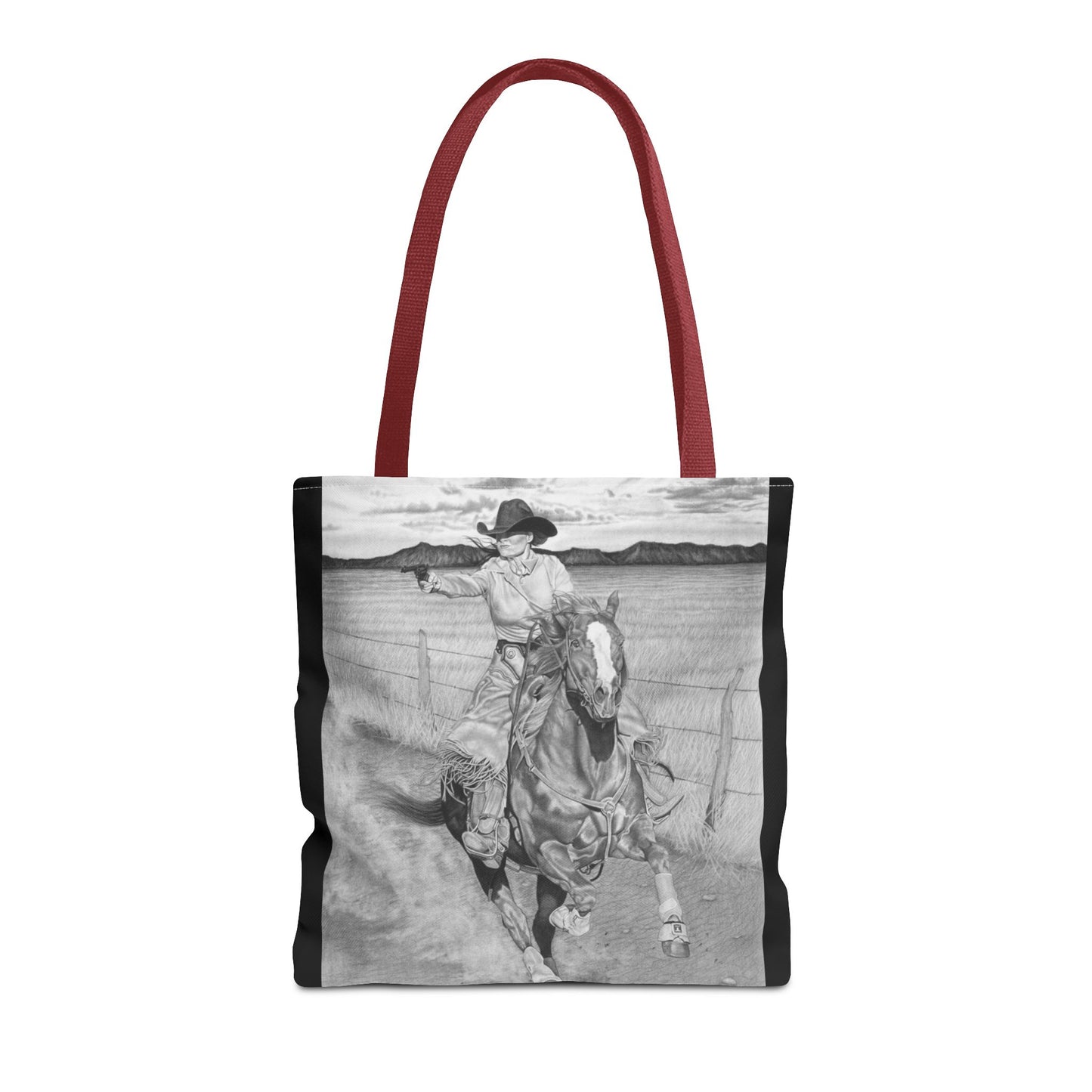 "Dangerous and Beutiful " Western Style Shopping Tote, Equestrian Gift, Farmhouse Decor, Horse Lover Accessory