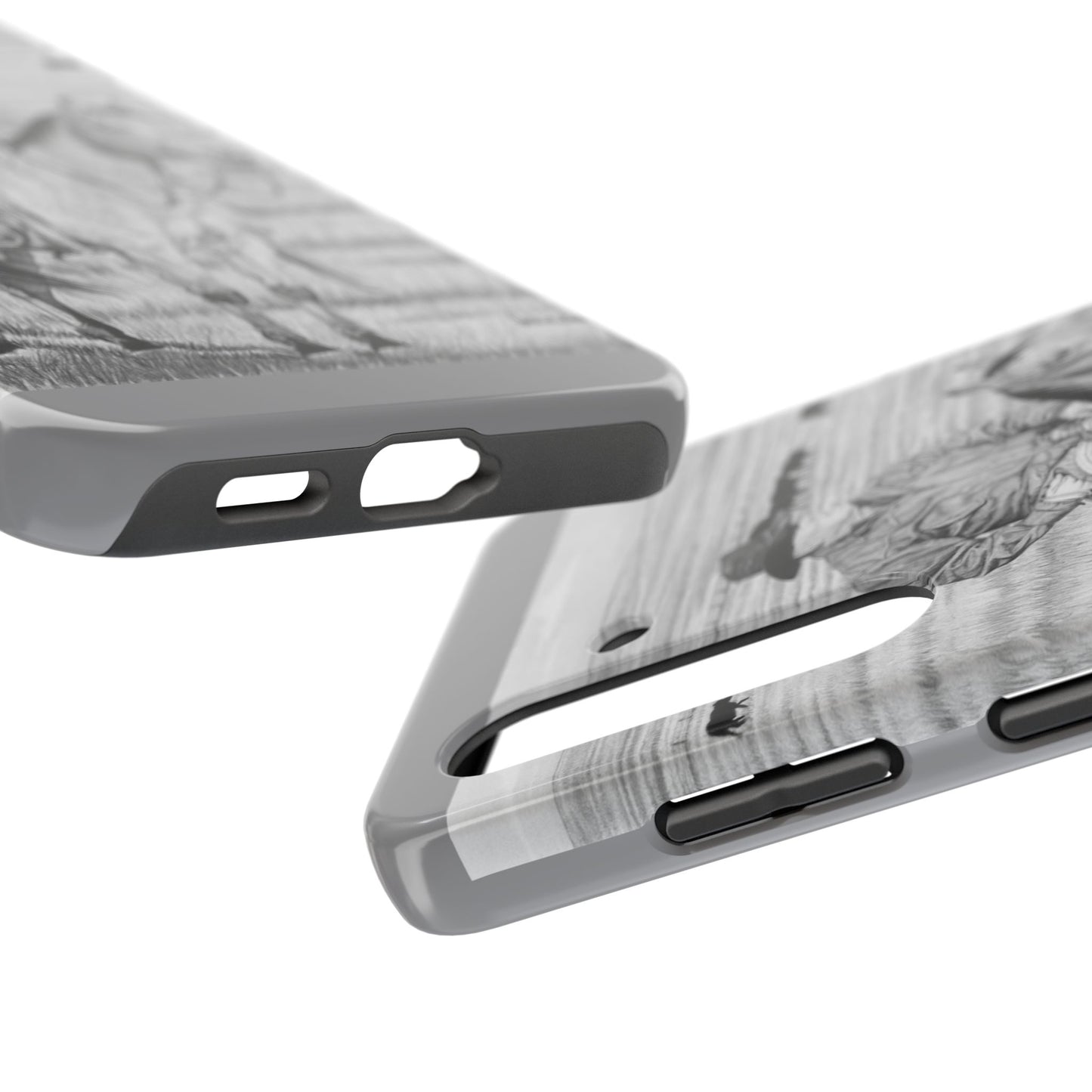 "The Passing Storm" Western Rodeo Phone Cases, Cowboy Design, Tough Protection, Gift for Him, Ranch Decor, Durable Style