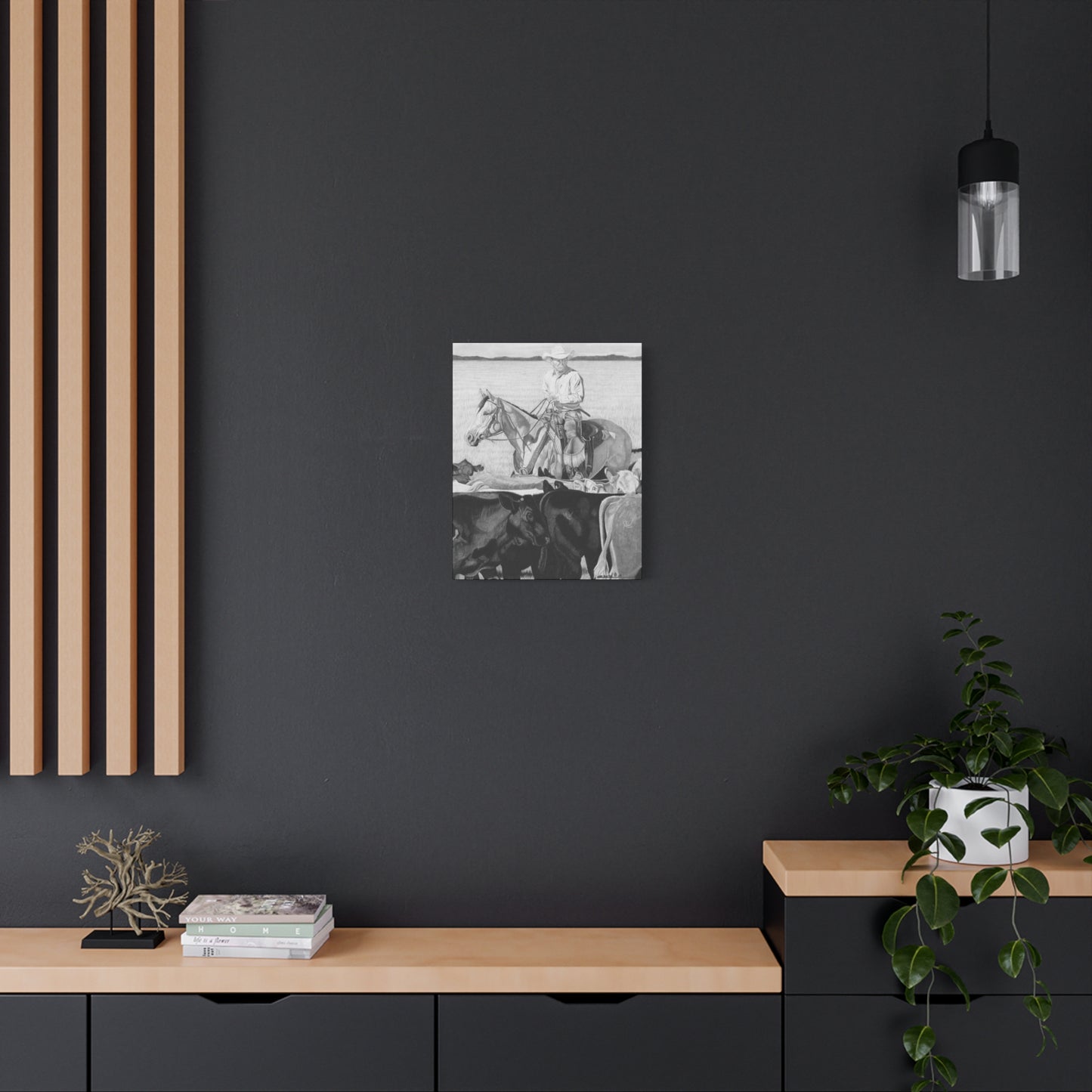 western art on canvas, home decor