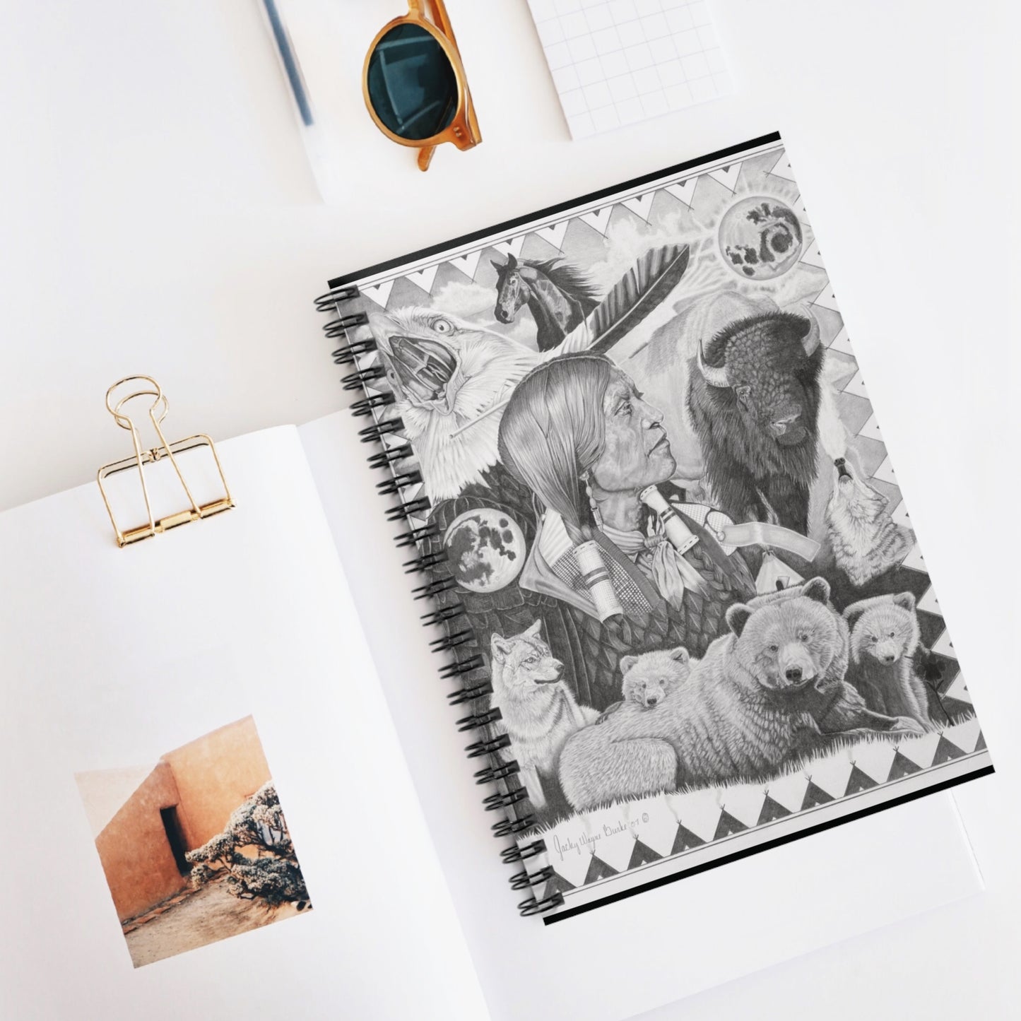 Western Art Spiral Notebook