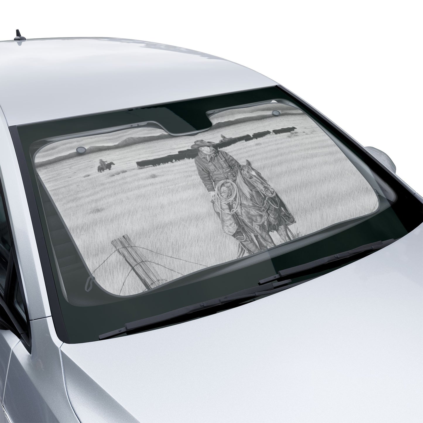 Car Sunshade Western style Windshield Protector