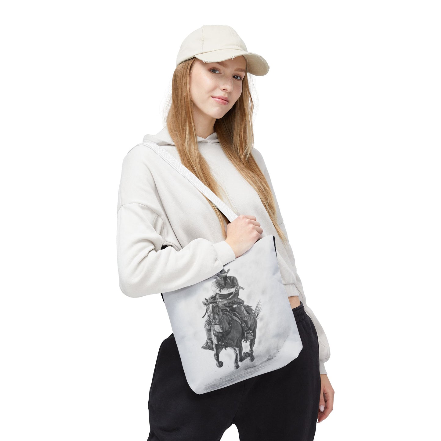 Tote Bag, Western Style Shopping Tote, Equestrian Gift, Farmhouse Decor, Horse Lover Accessory