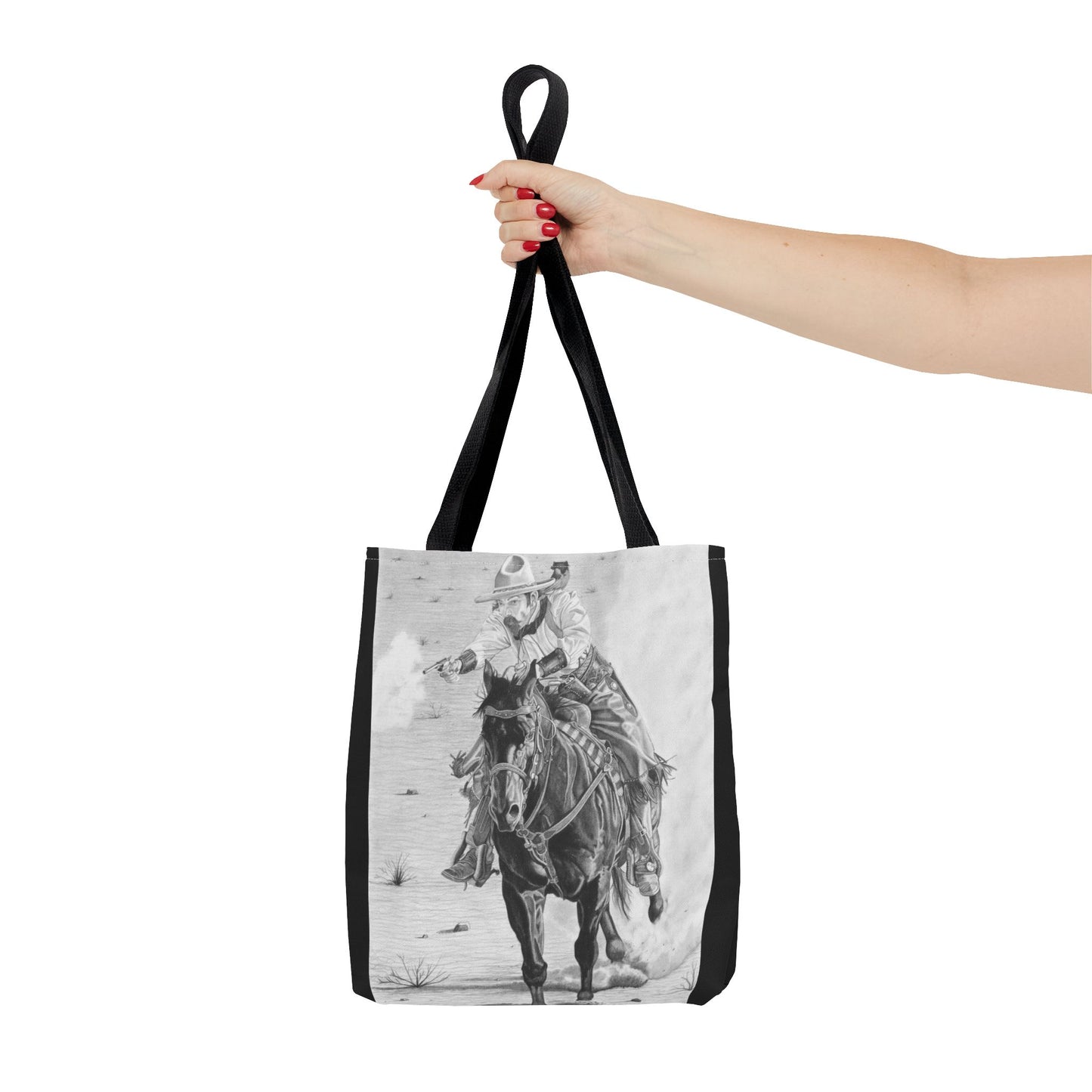 "Wild Bill Rides Again " Tote Bag, Western Style Shopping Tote, Equestrian Gift, Farmhouse Decor, Horse Lover Accessory