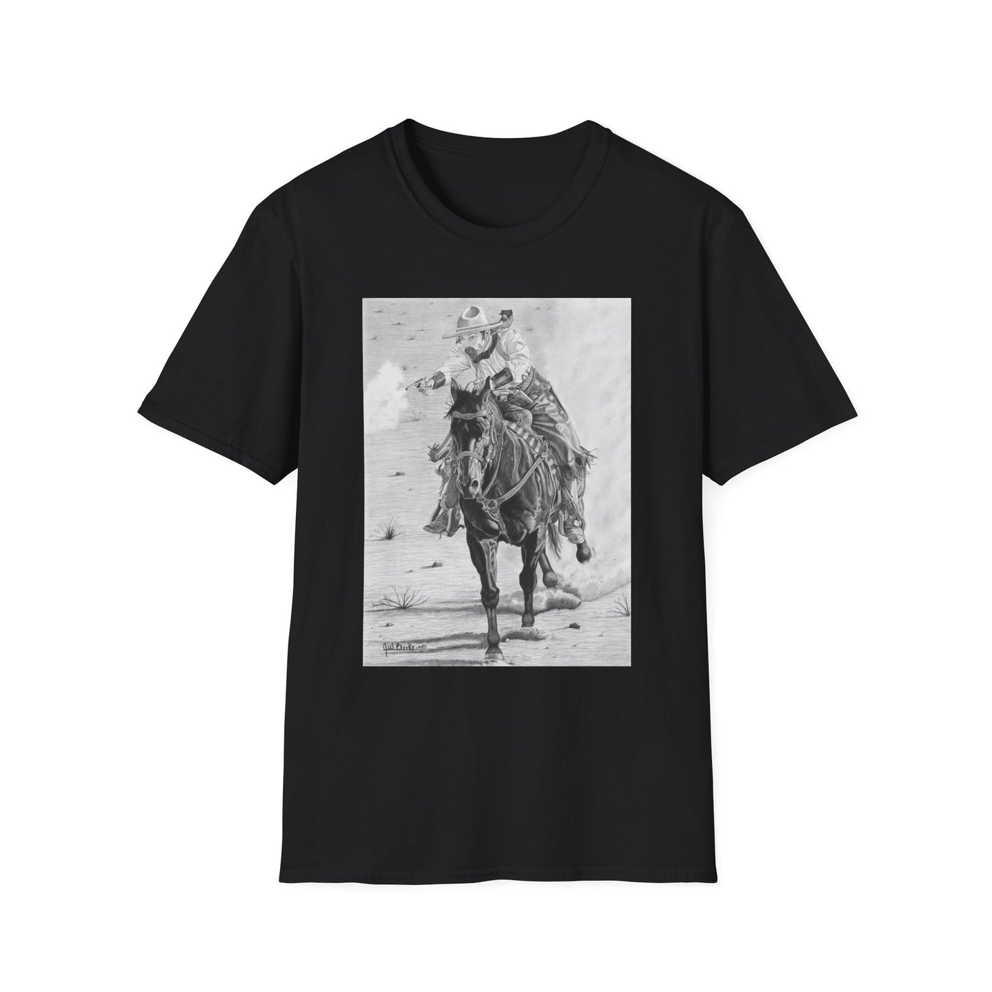 "Wild Bill Rides Again" Western T-Shirt