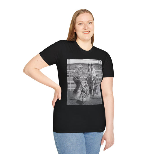 "Stone Cold Throw"  Western Art T-Shirt